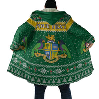 Personalized Dominica Christmas Cloak Coat of Arms Style - Wonder Print Shop