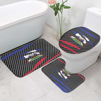 Haiti Beast Bathroom Set Ripped Flag Graphic - Wonder Print Shop