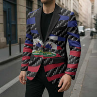 Haiti Beast Blazer Ripped Flag Graphic - Wonder Print Shop