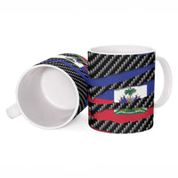 Haiti Beast Ceramic Mug Ripped Flag Graphic - Wonder Print Shop