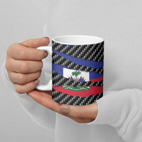Haiti Beast Ceramic Mug Ripped Flag Graphic - Wonder Print Shop