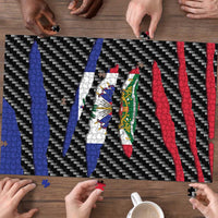 Haiti Beast Puzzle Ripped Flag Graphic - Wonder Print Shop