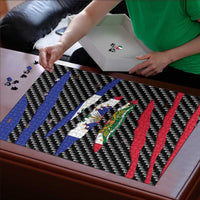 Haiti Beast Puzzle Ripped Flag Graphic - Wonder Print Shop