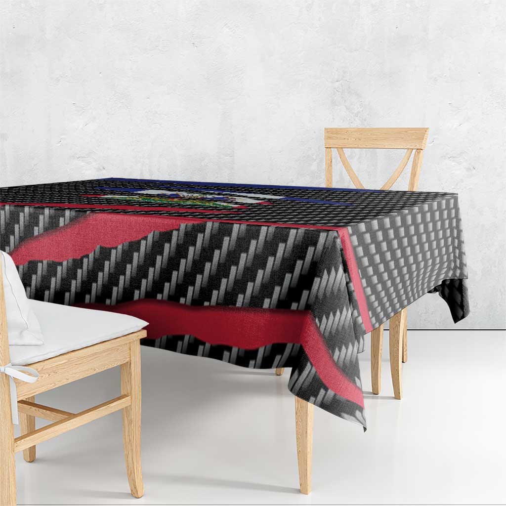 Haiti Beast Tablecloth Ripped Flag Graphic - Wonder Print Shop