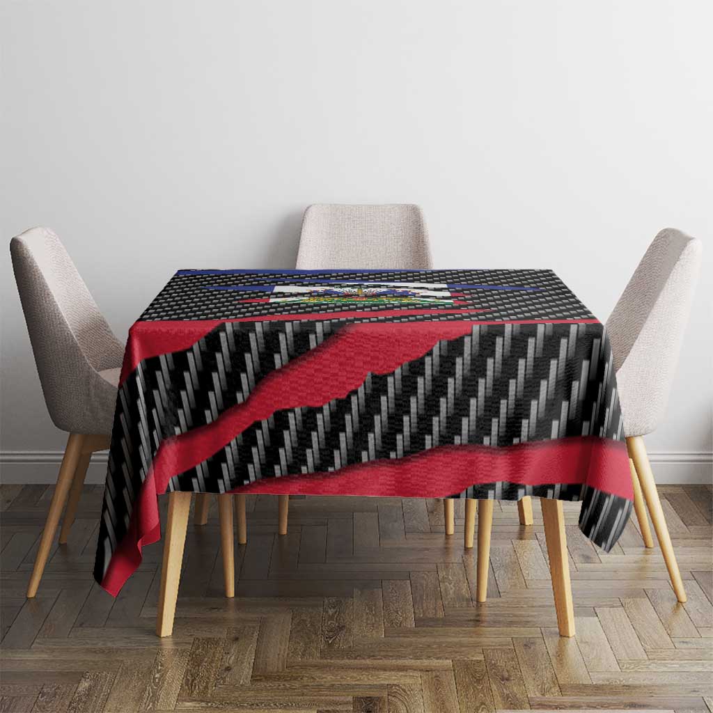 Haiti Beast Tablecloth Ripped Flag Graphic - Wonder Print Shop