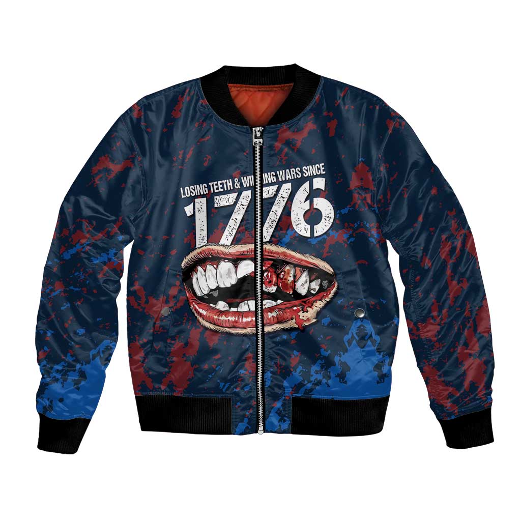 USA Ice Hockey Bomber Jacket Losing Teeth and Winning Wars Since 1776