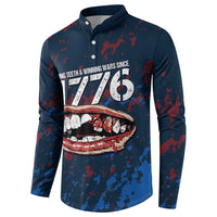 USA Ice Hockey Button Sweatshirt Losing Teeth and Winning Wars Since 1776