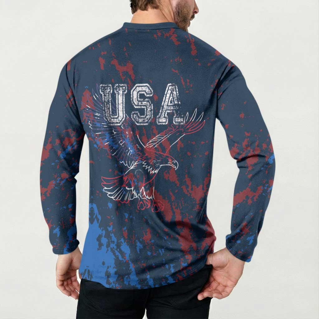 USA Ice Hockey Button Sweatshirt Losing Teeth and Winning Wars Since 1776