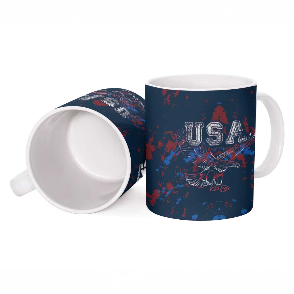 USA Ice Hockey Ceramic Mug Losing Teeth and Winning Wars Since 1776