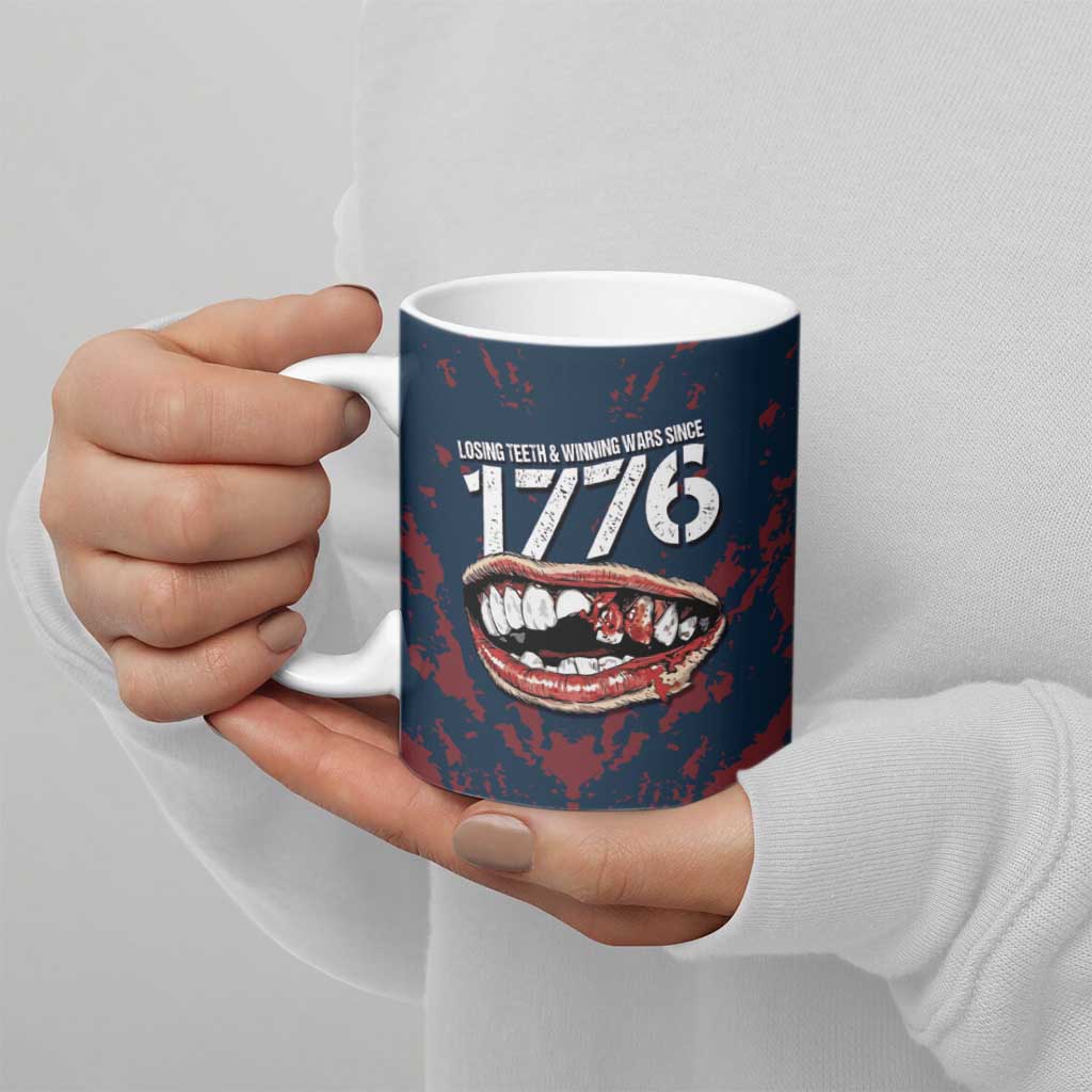 USA Ice Hockey Ceramic Mug Losing Teeth and Winning Wars Since 1776