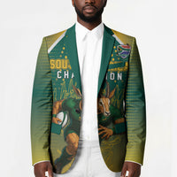Custom South Africa Rugby Blazer Go Springboks Mascot Champion