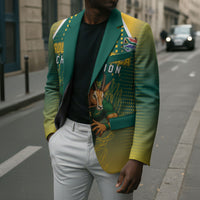 Custom South Africa Rugby Blazer Go Springboks Mascot Champion