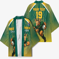 Custom South Africa Rugby Kimono Go Springboks Mascot Champion