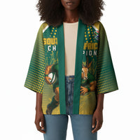Custom South Africa Rugby Kimono Go Springboks Mascot Champion