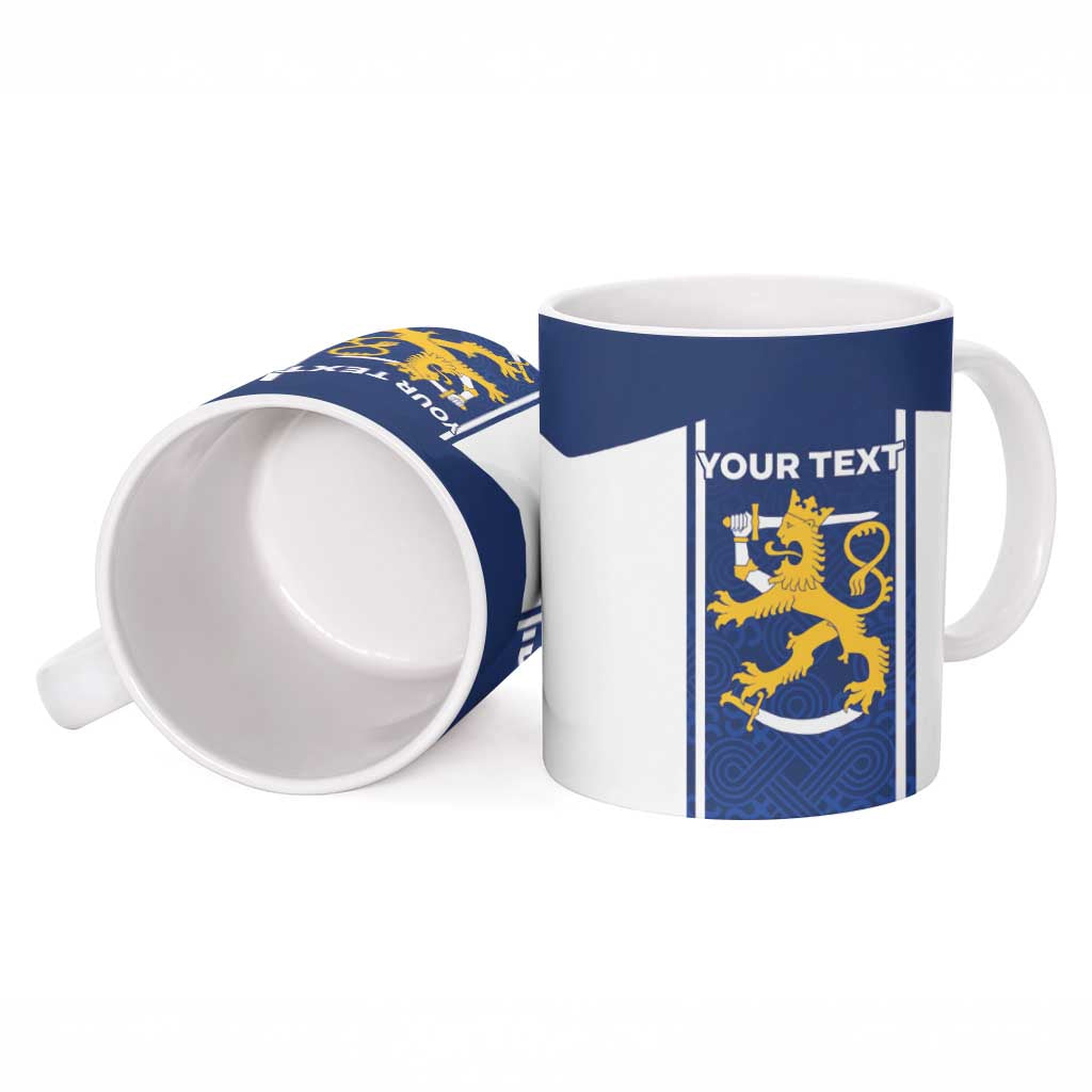 Personalized Finland Suomi Lion Ceramic Mug Pride Of The North - Wonder Print Shop
