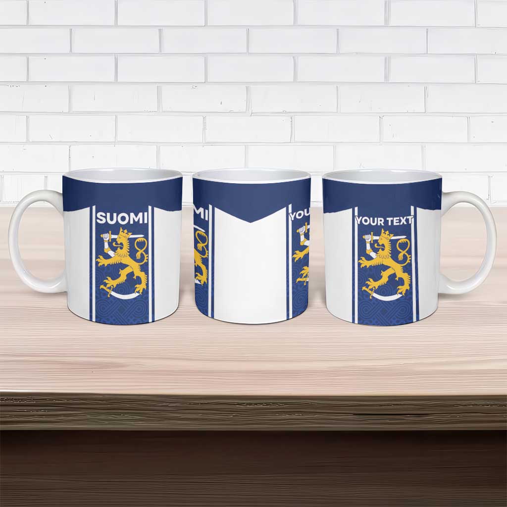 Personalized Finland Suomi Lion Ceramic Mug Pride Of The North - Wonder Print Shop