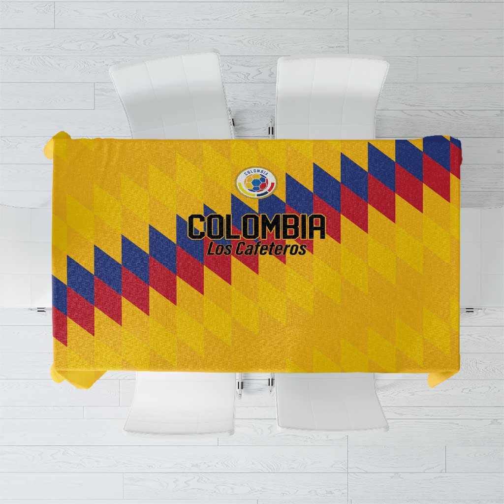 World Football 2026 Colombia Tablecloth Vamos Los Cafeteros - Wonder Print Shop