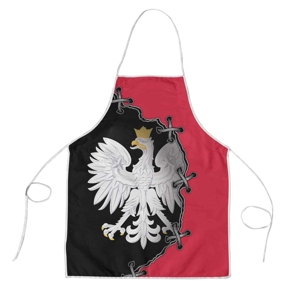 Poland White Eagle Apron Polish National Coat of Arms Design