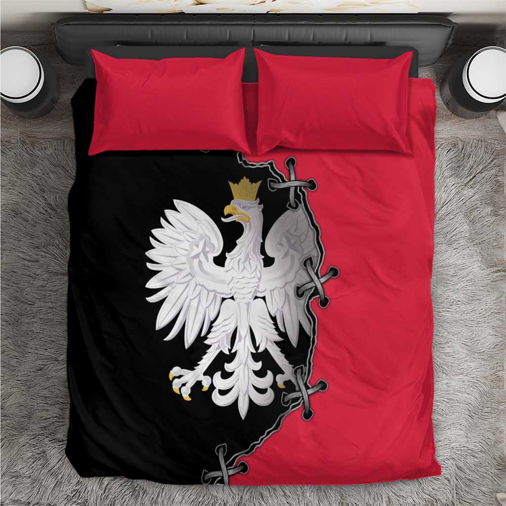 Poland White Eagle Bedding Set Polish National Coat of Arms Design