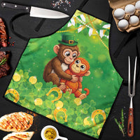 Punch The Monkey St Patrick’s Day Apron Lucky Baby Monkey