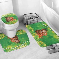 Punch The Monkey St Patrick’s Day Bathroom Set Lucky Baby Monkey