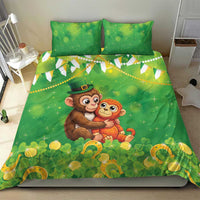 Punch The Monkey St Patrick’s Day Bedding Set Lucky Baby Monkey