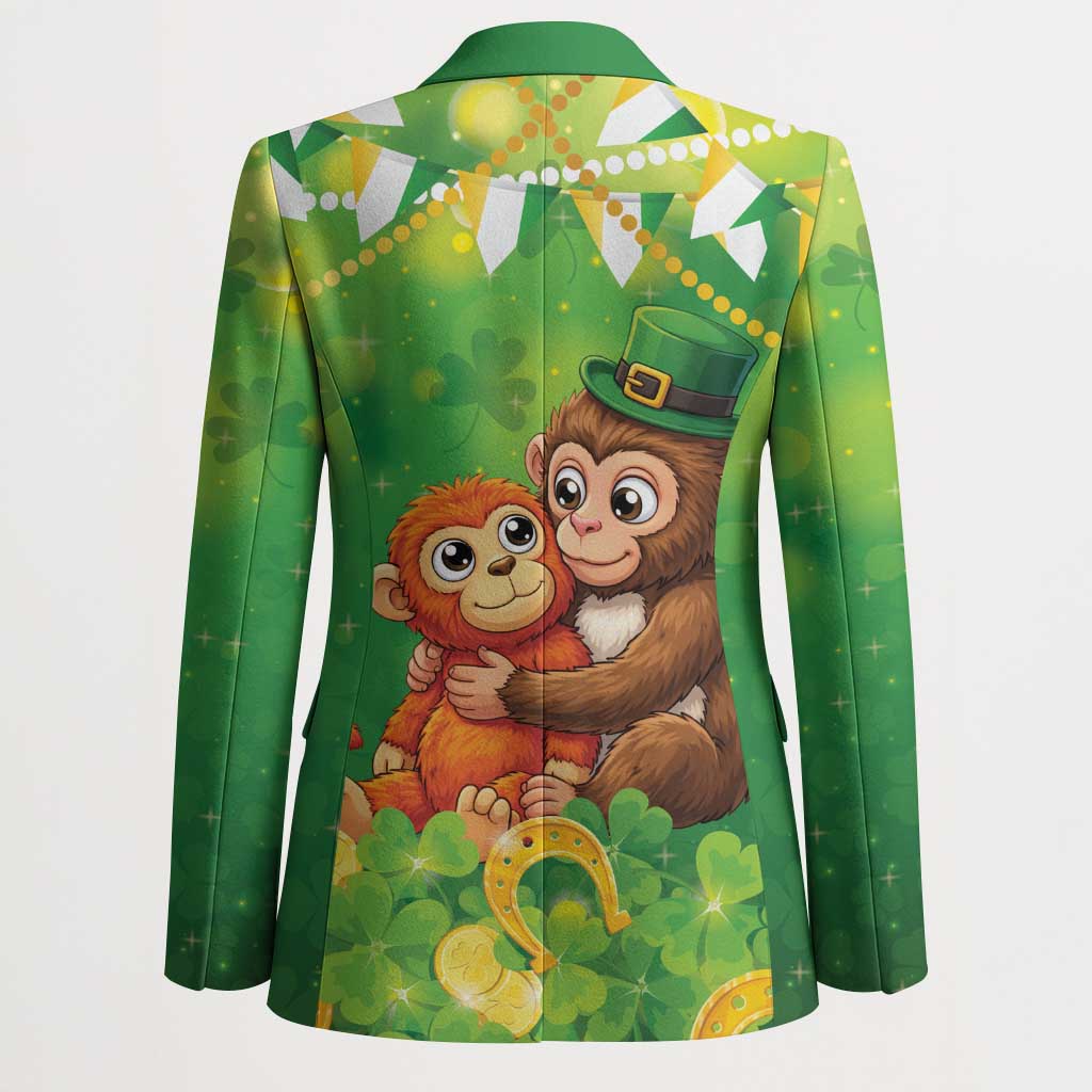 Punch The Monkey St Patrick’s Day Blazer Lucky Baby Monkey