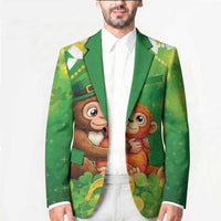 Punch The Monkey St Patrick’s Day Blazer Lucky Baby Monkey