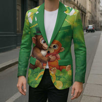 Punch The Monkey St Patrick’s Day Blazer Lucky Baby Monkey