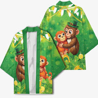 Punch The Monkey St Patrick’s Day Kimono Lucky Baby Monkey