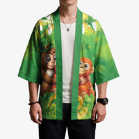Punch The Monkey St Patrick’s Day Kimono Lucky Baby Monkey