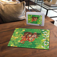 Punch The Monkey St Patrick’s Day Puzzle Lucky Baby Monkey