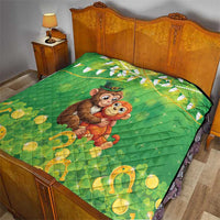 Punch The Monkey St Patrick’s Day Quilt Lucky Baby Monkey