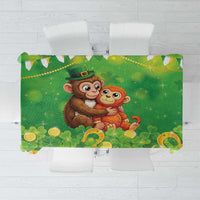Punch The Monkey St Patrick’s Day Tablecloth Lucky Baby Monkey