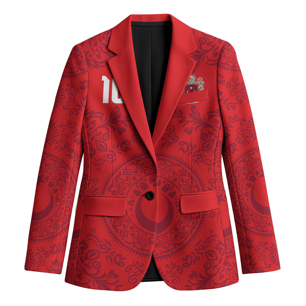 Custom World Football 2026 Turkey Blazer Crescent Stars Ottoman Baroque Pride
