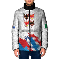 Personalized Italy Trentino-Alto Adige Padded Jacket Flag Style - Wonder Print Shop