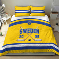 Sweden Ice Hockey Bedding Set Go Tre Kronor Champions
