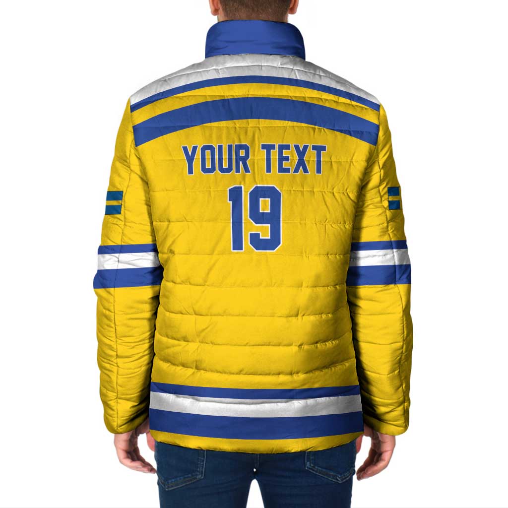 Sweden Ice Hockey Custom Padded Jacket Go Tre Kronor Champions