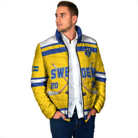 Sweden Ice Hockey Custom Padded Jacket Go Tre Kronor Champions