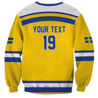 Sweden Ice Hockey Custom Sweatshirt Go Tre Kronor Champions