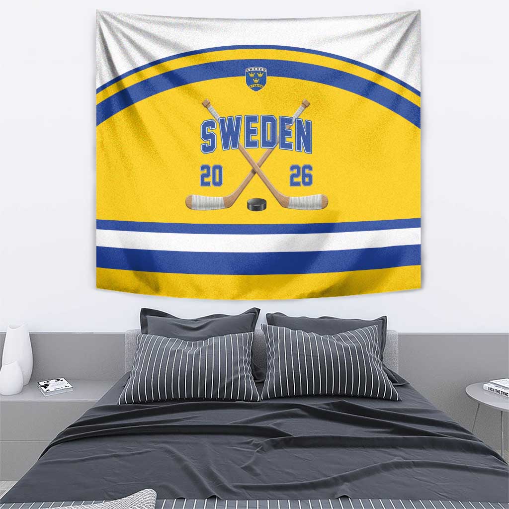 Sweden Ice Hockey Tapestry Go Tre Kronor Champions