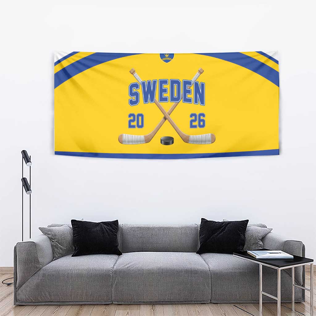 Sweden Ice Hockey Tapestry Go Tre Kronor Champions