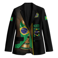 Personalized Brazil Football 2026 Blazer Trophy Flag Pride Art