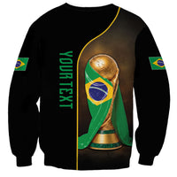 Personalized Brazil Football 2026 Sweatshirt Trophy Flag Pride Art