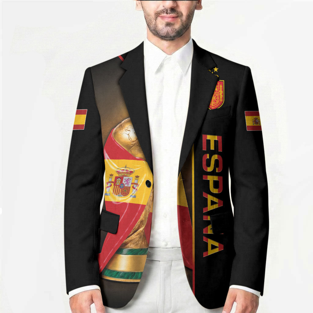 Personalized Spain Football 2026 Blazer Trophy Flag Pride Art