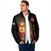 Personalized Spain Football 2026 Padded Jacket Trophy Flag Pride Art