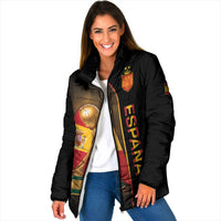 Personalized Spain Football 2026 Padded Jacket Trophy Flag Pride Art