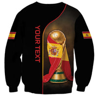 Personalized Spain Football 2026 Sweatshirt Trophy Flag Pride Art