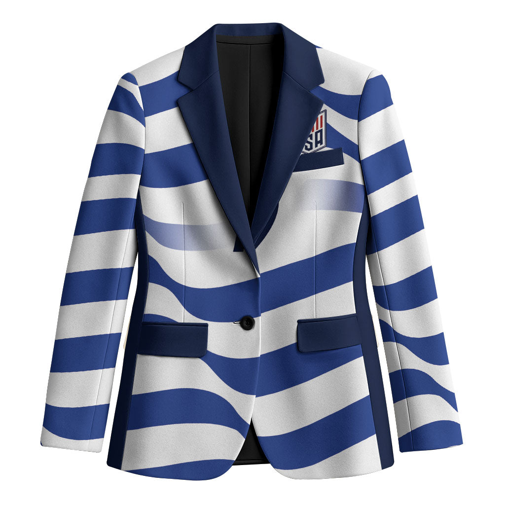 Custom World Football 2026 USA Blazer Stars Stripes Football Supporter