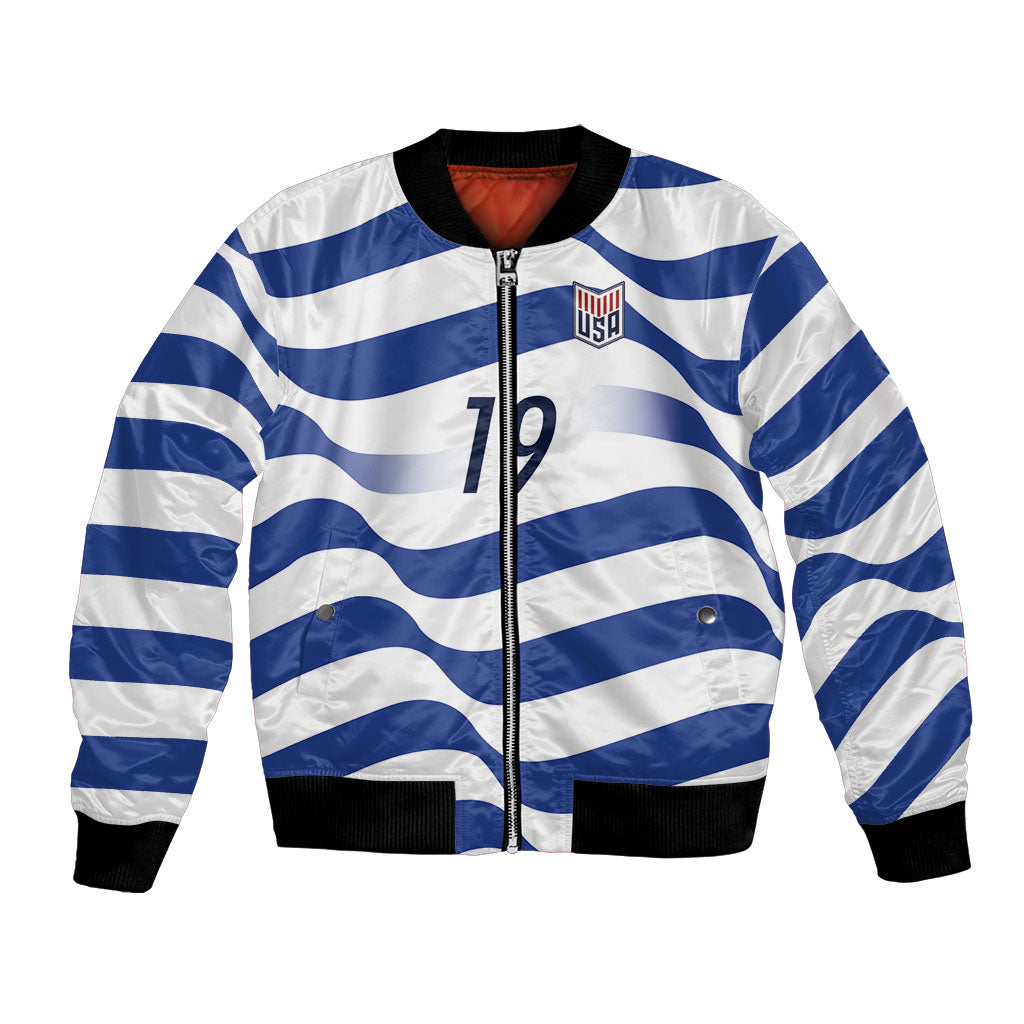 Custom World Football 2026 USA Bomber Jacket Stars Stripes Football Supporter